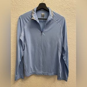 Lg Columbia Titanium 1/4 zip